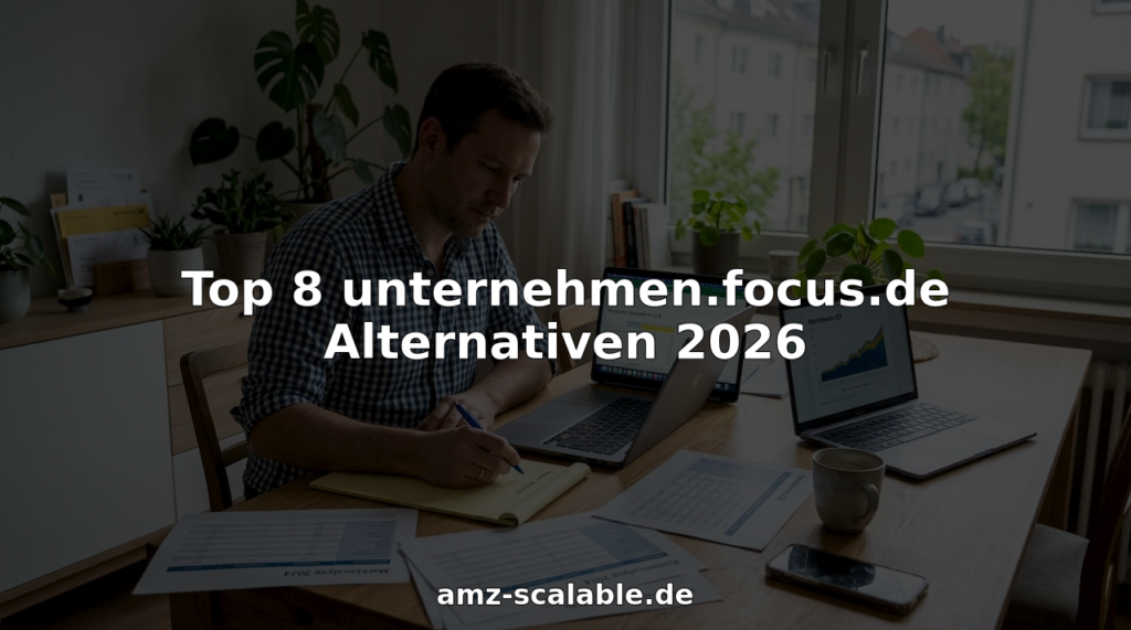 Ein Mann vergleicht verschiedene Online-Branchenverzeichnisse, um das passende für sein Unternehmen zu finden.