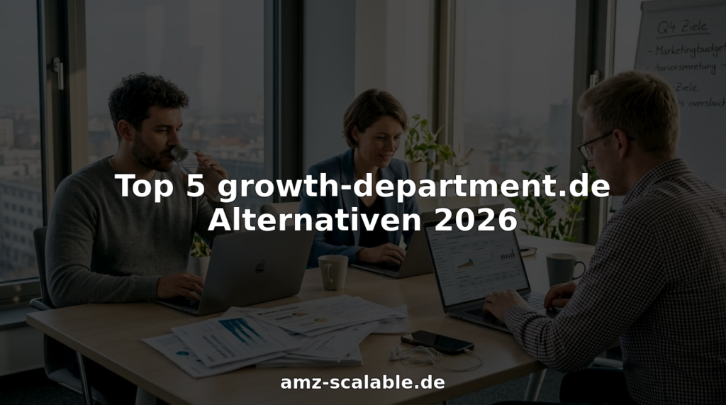 Das Team setzt sich zusammen, um gemeinsam die aktuellen Wachstumszahlen von Amazon zu analysieren.